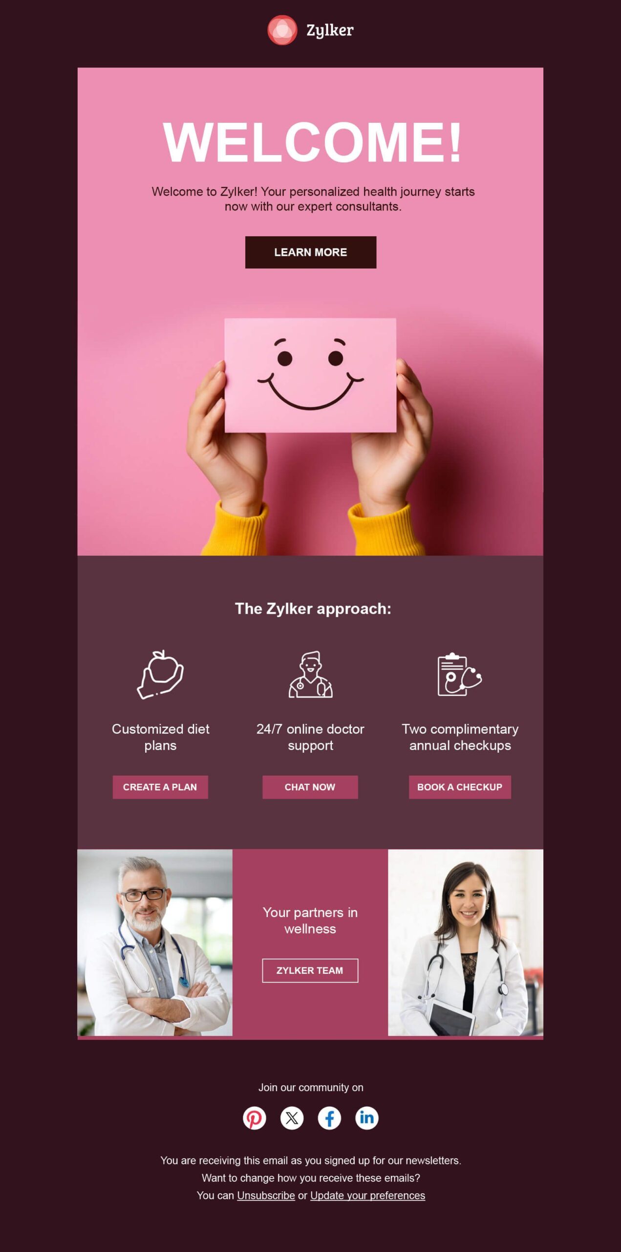 HTML Email Template Gallery | Zoho Campaigns