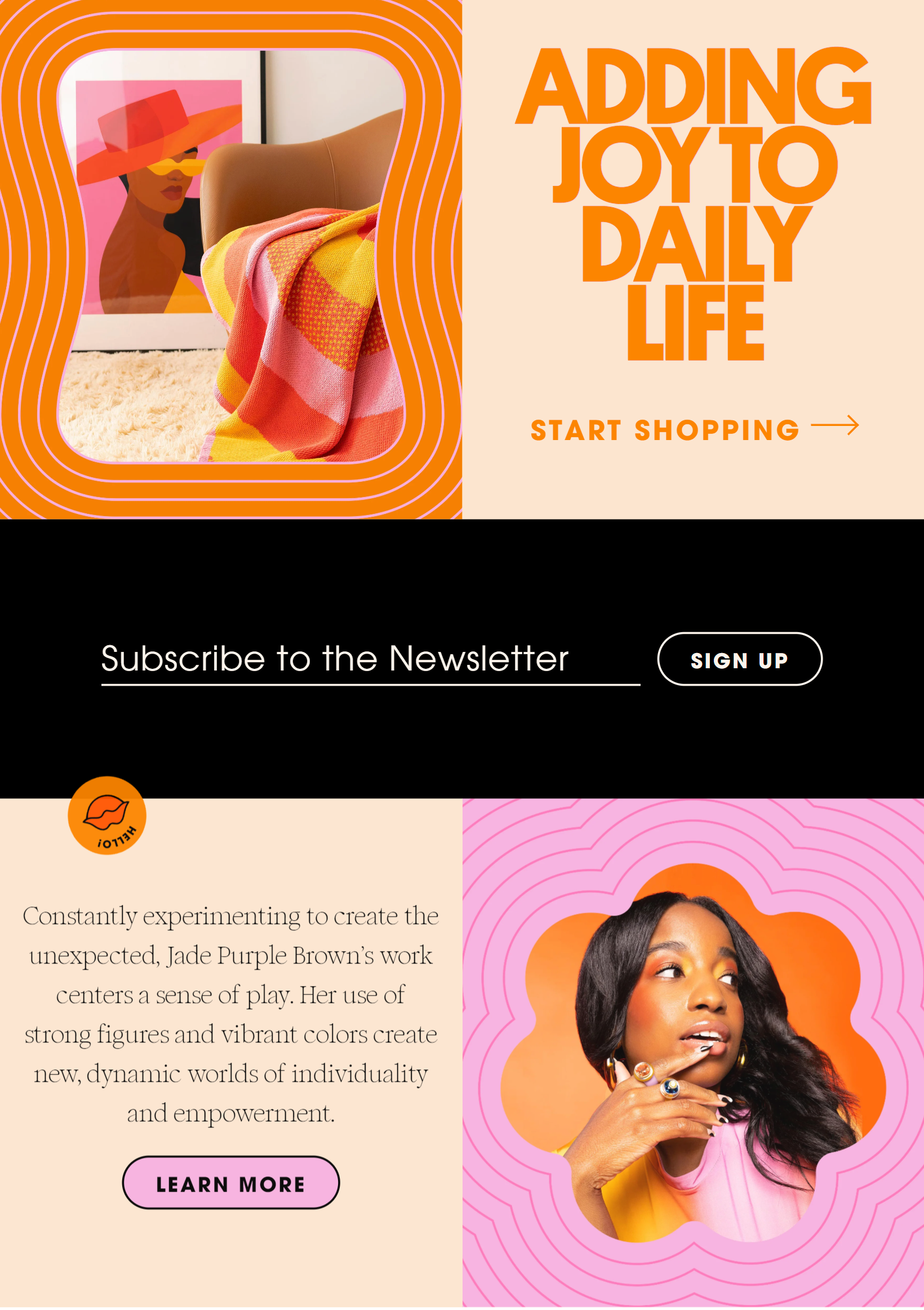 Jade Purple Brown Website