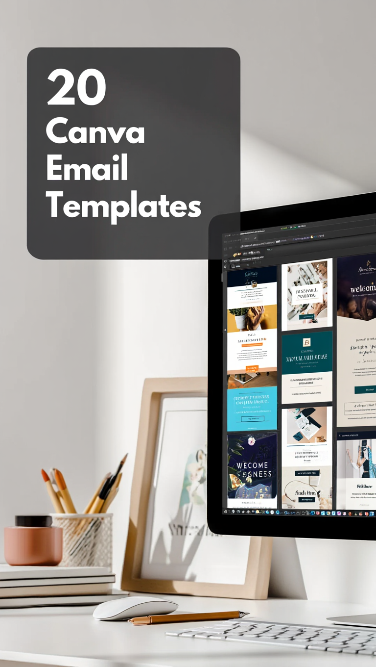 Sale Canva Email Template Bundle Professional Newsletters & Marketing