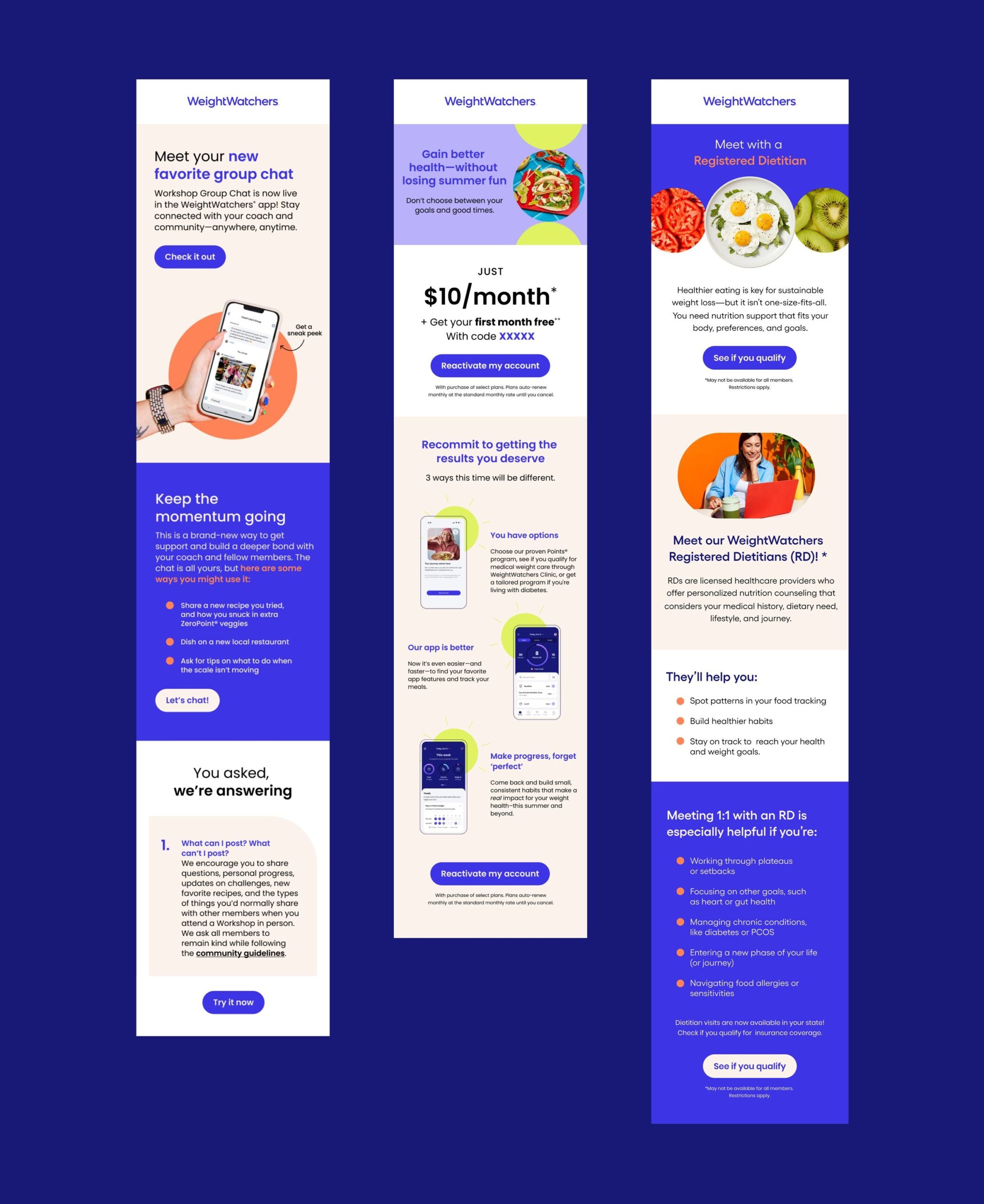 WW Email & Templates — Amanda Frances