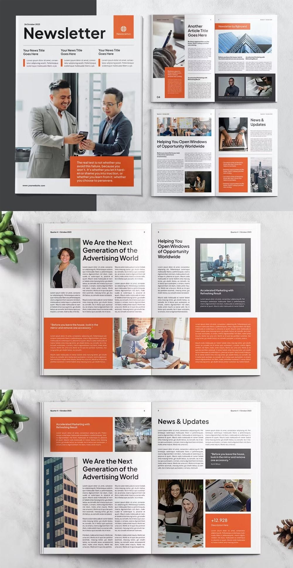 Multipurpose Newsletter Template InDesign