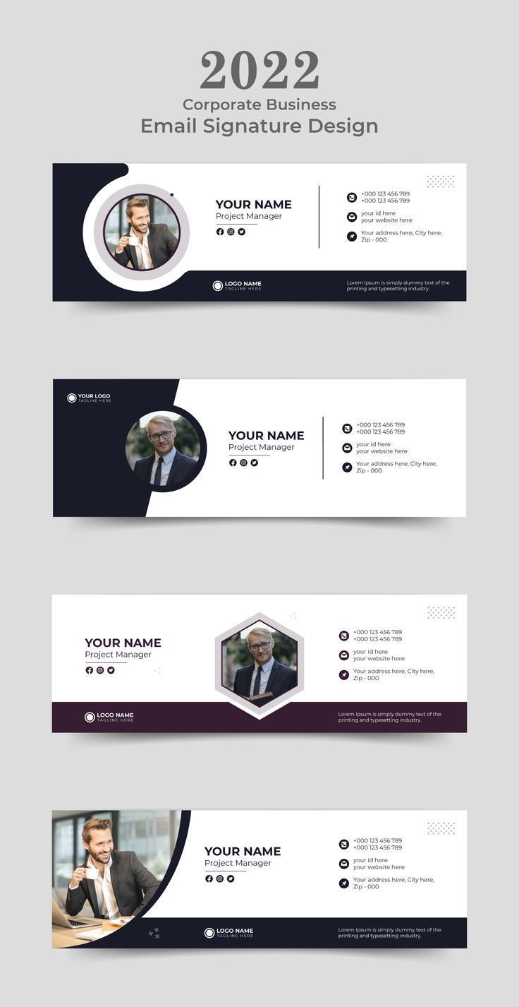 Wakiluddin: Professional Social Business Card & Email Signature Design Ideas