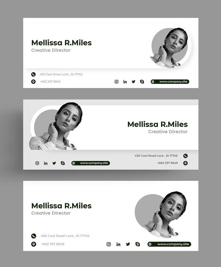 Creative Email Signature Design Template…