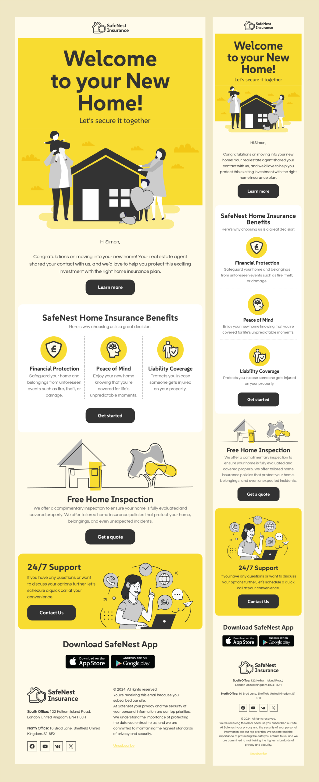 Home Insurance Email