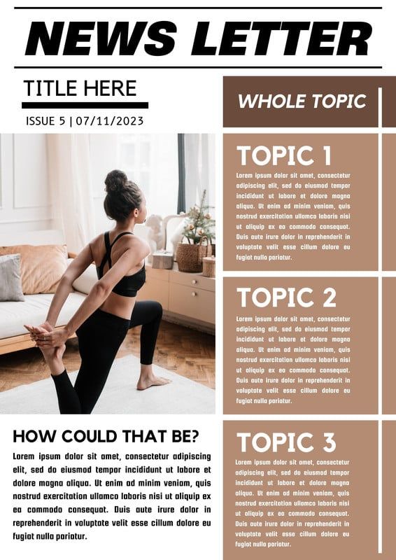 Free and customizable email newsletter templates | Canva