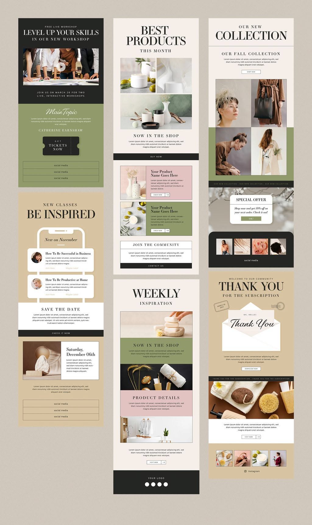 Boost Your Business with 10+ Editable Canva Email Newsletter Templates 📧