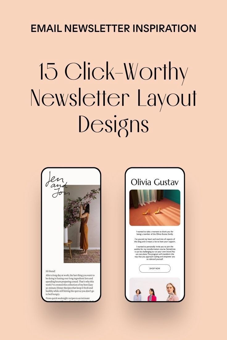 15 Email Newsletter Layout Design Ideas to Make More Sales!