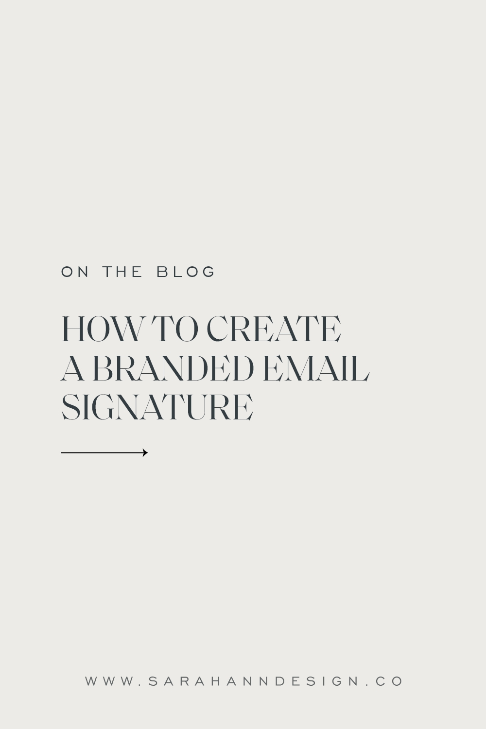 How to Create a Branded Email Signature // for Creative Entrepreneurs