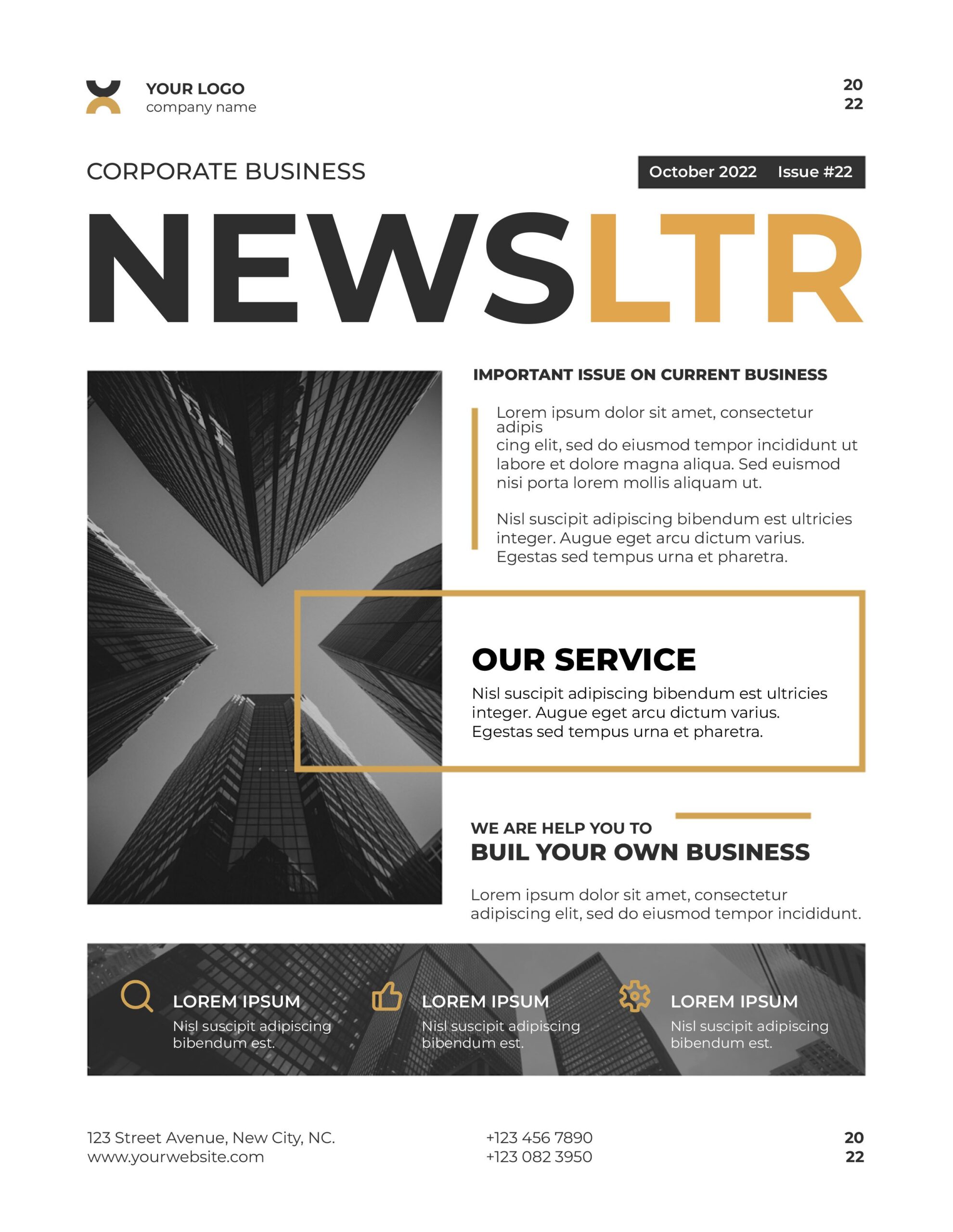 Informative Corporate Newsletter