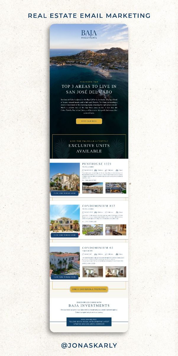 Real Estate Email Design Luxury