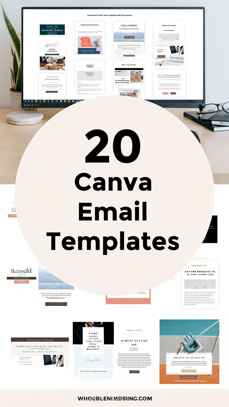 Color Gradient Email Marketing Bundle Canva Templates for Business Growth