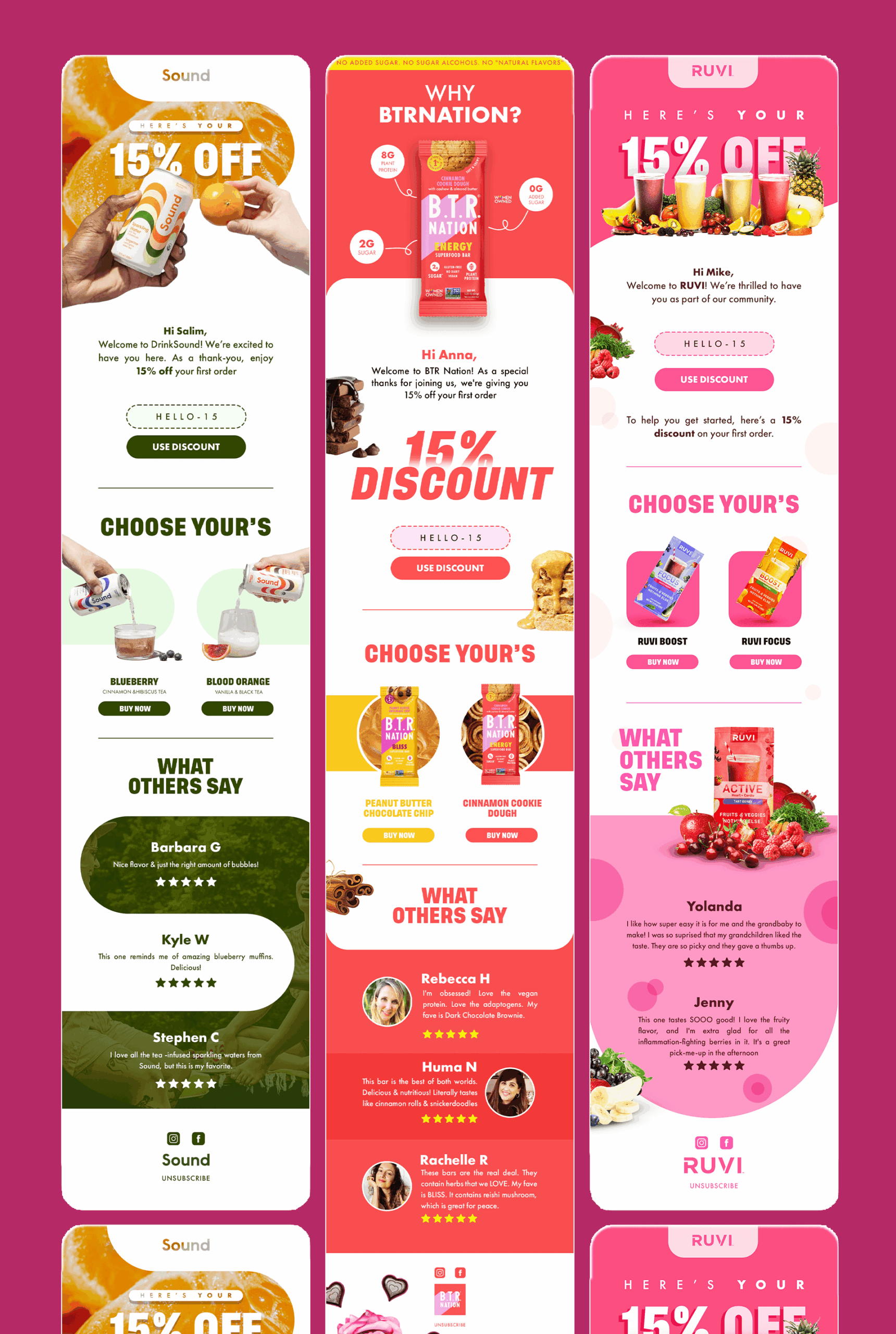 Email marketing design | klaviyo newsletter & campaign &ndash; Hamed Mohammadi 😉