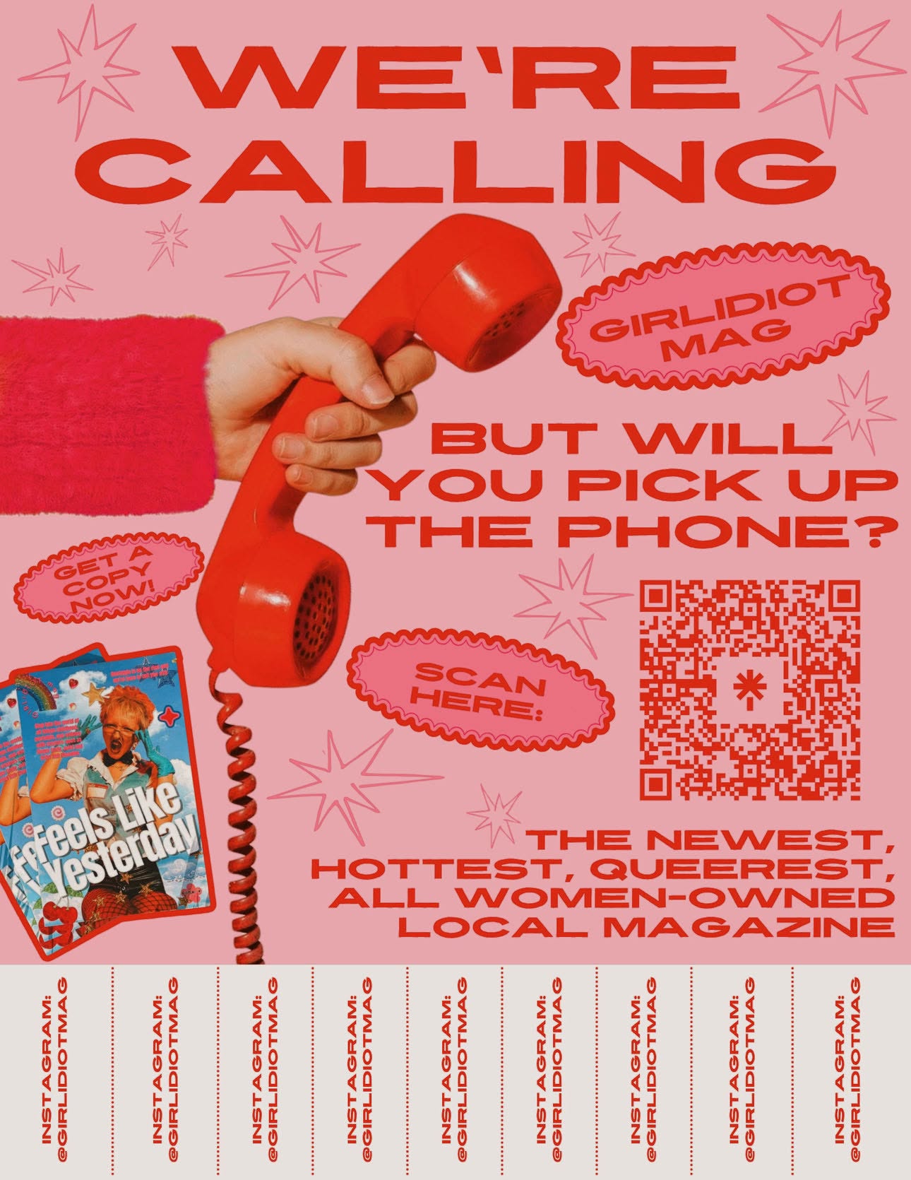 GIRLiDIOT mag. Flyer