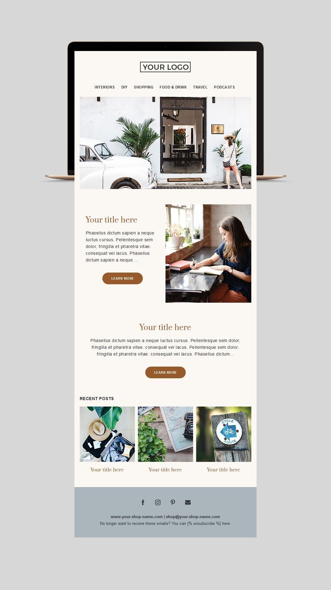 Your Logo Newsletter – Newsletter Design| Email Marketing