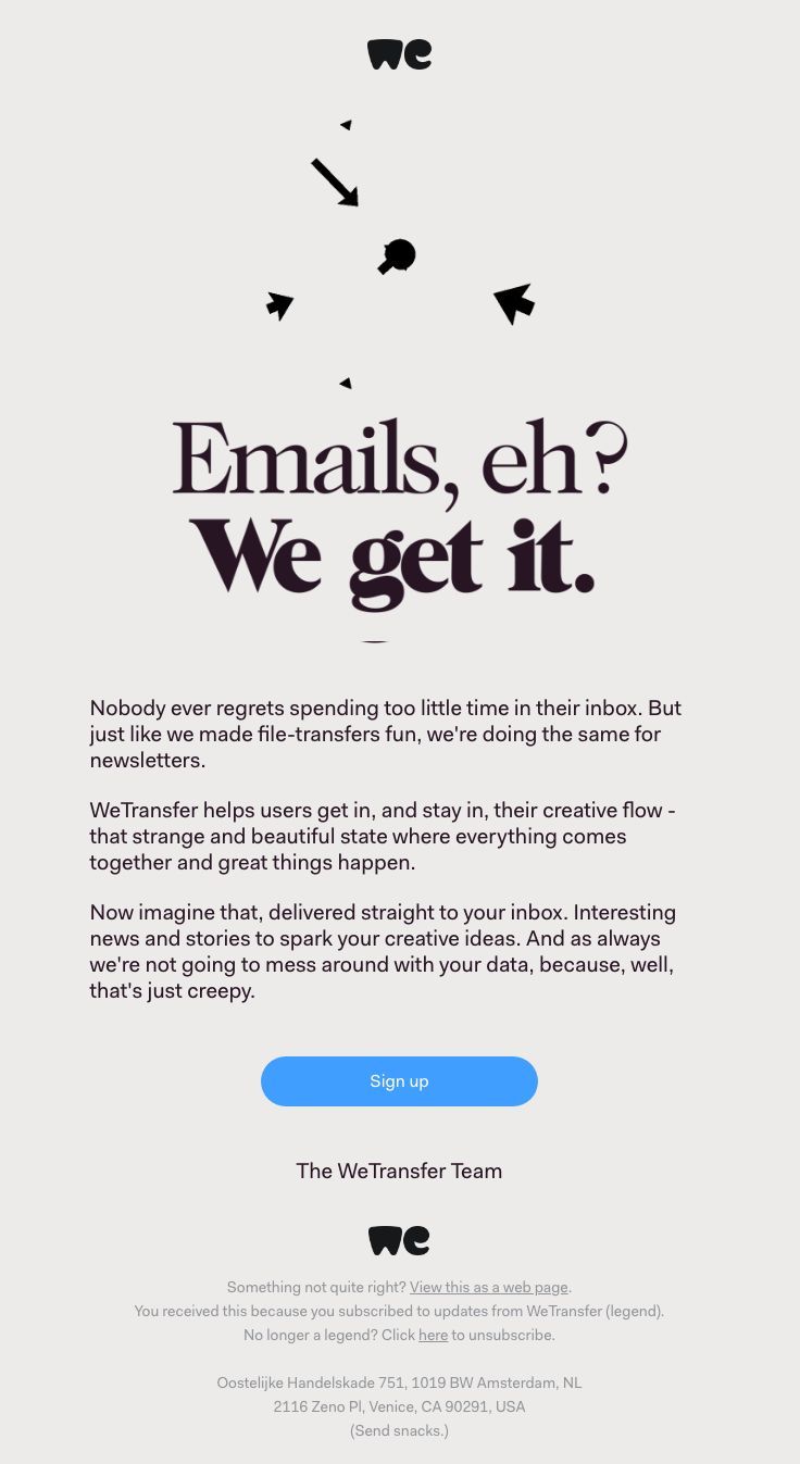The Best Email Designs in the Universe (that came into my inbox)