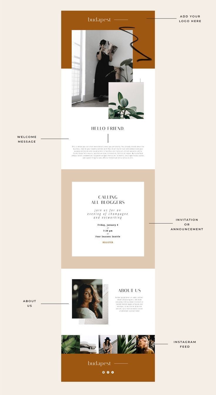 Minimalist Perfection Defined by Branded Newsletter Template