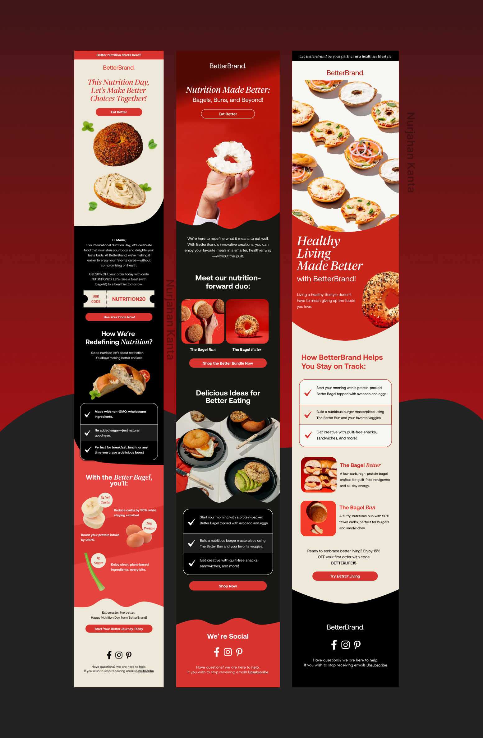 Better Brand mockup email design.