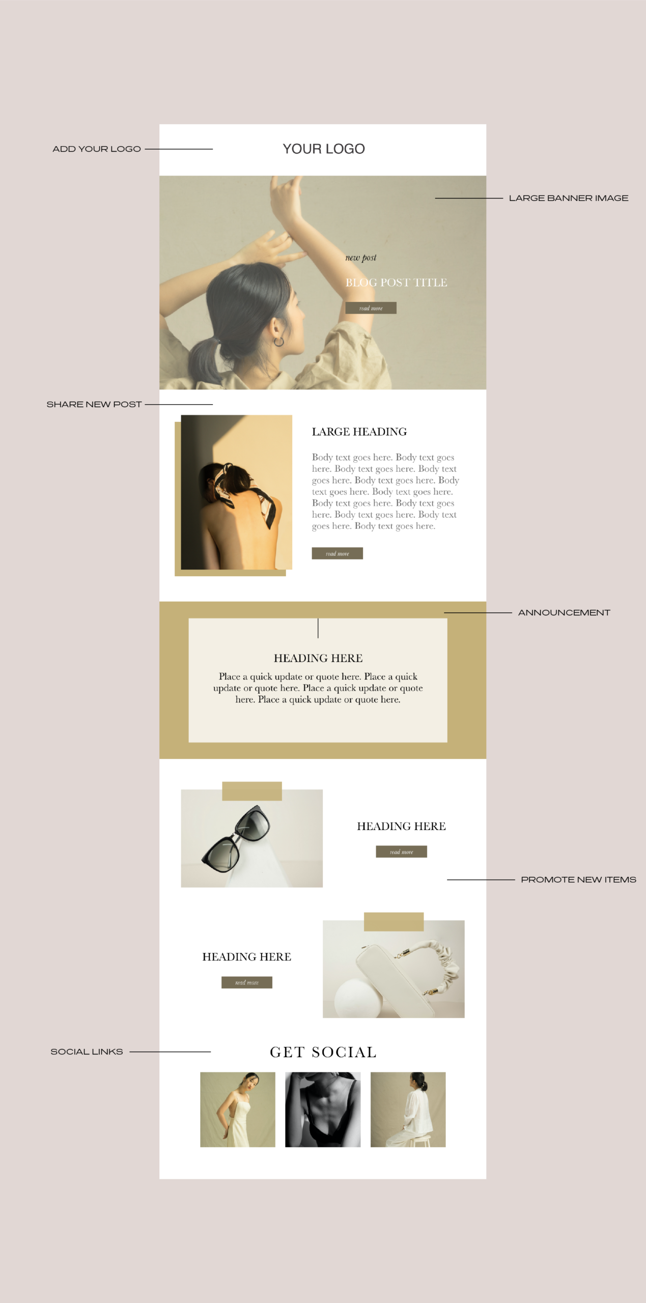 Flourish Email Template | Mailchimp Template
