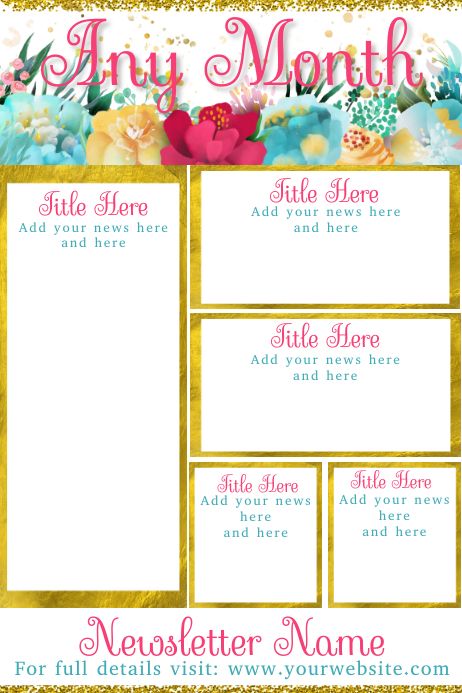 3.02K+ Free Newsletter Templates