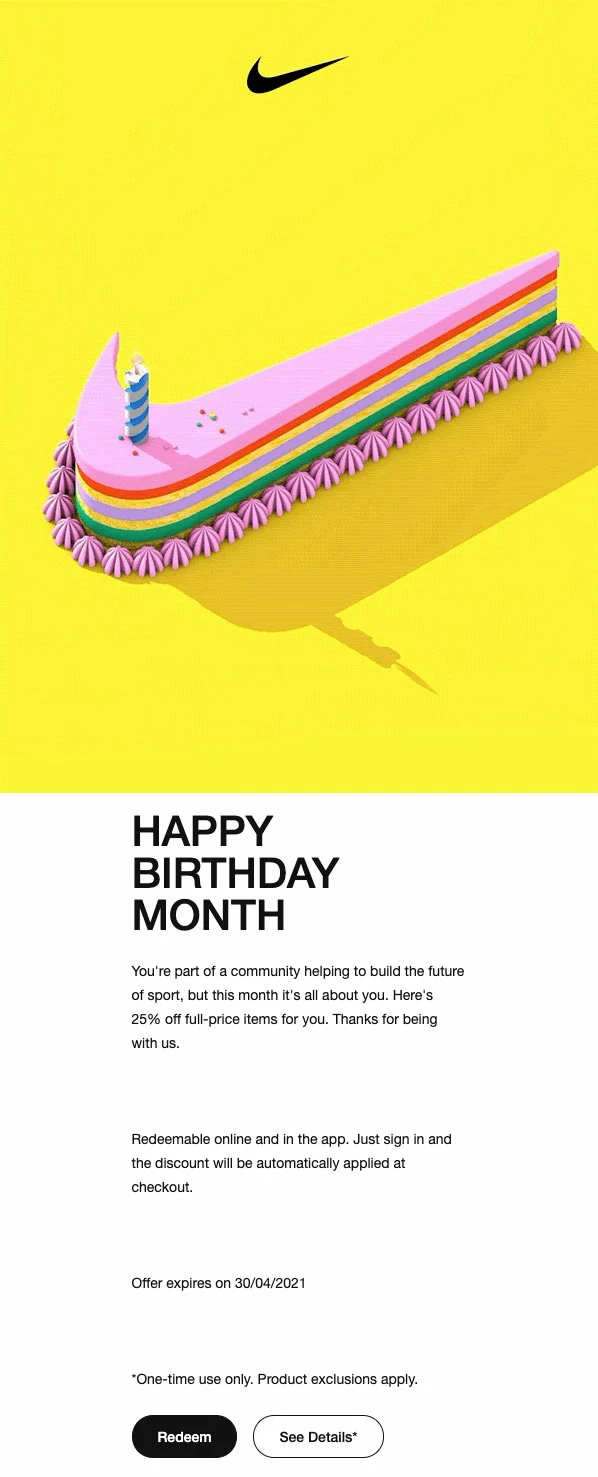 20 Happy Birthday Email Marketing Design Templates | Enchant Agency