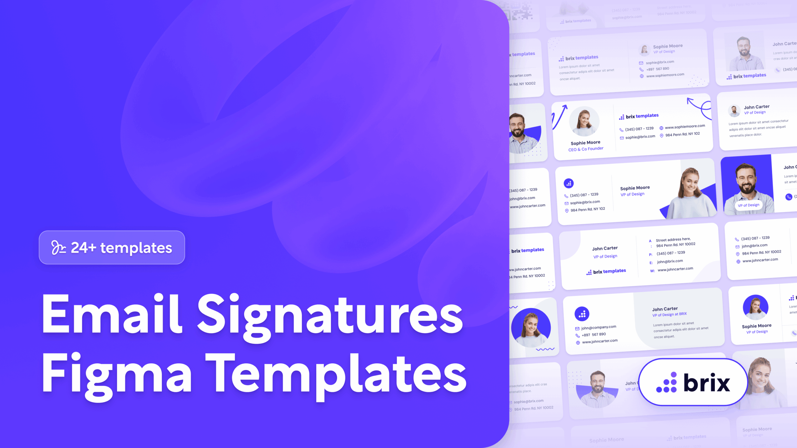 Free 25+ Email Signature Templates Figma