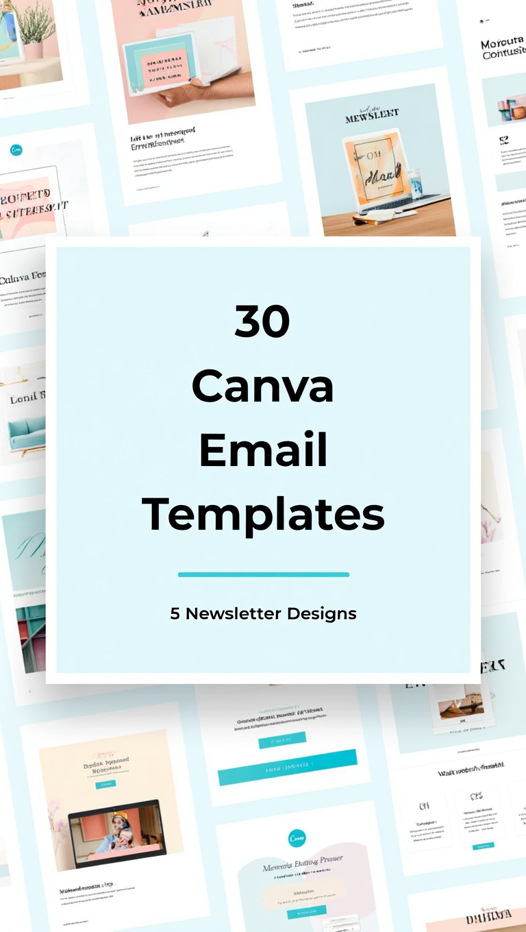 Fitness Newsletter Email Templates Pack for Canva Ultimate Bundle