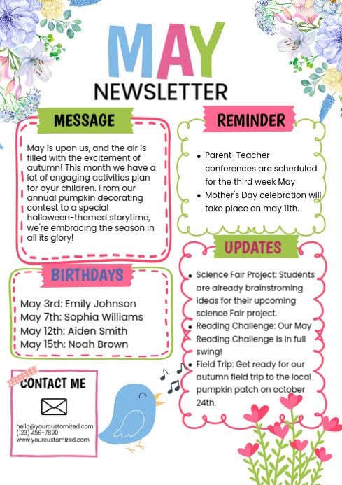 Copy of May Newsletter