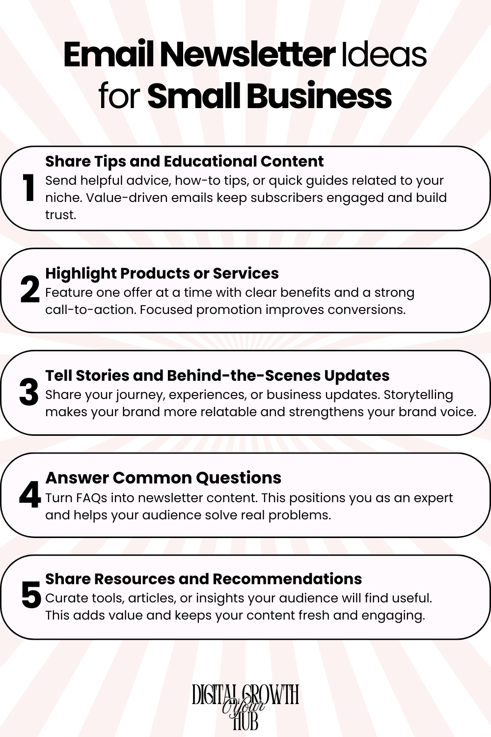 Email Newsletter Ideas for Small Business