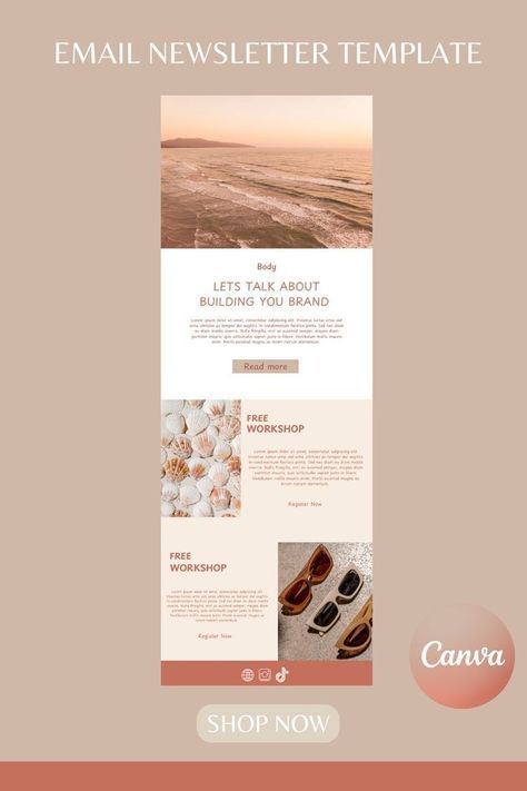 Professional look in email marketing template free