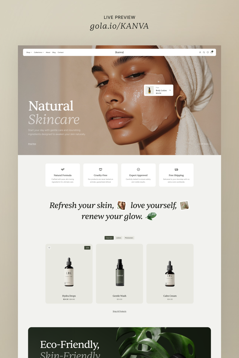 E-Commerce Website Design Template