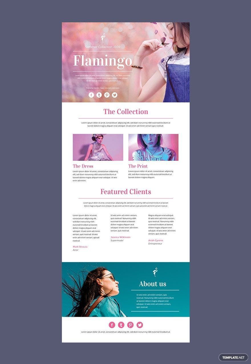 University Email Newsletter Template in HTML5, PSD, Outlook, Word, Publisher
