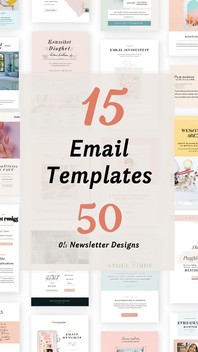 50 Stylish Canva Email Templates Business Marketing Pack Showcase