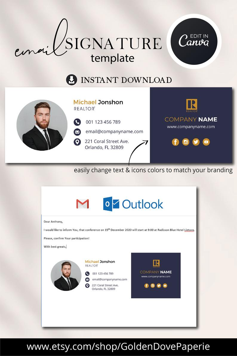 Pin by Cindy on Signatur mail | Email signature templates, Email signatures
