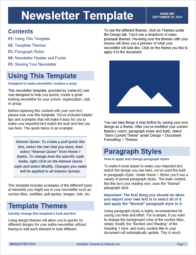 Newsletter Templates