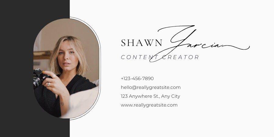 Email Signature Template Editable Customizable in Canva Minimalist Black and White Email Signature Design Gmail Email Template Signature