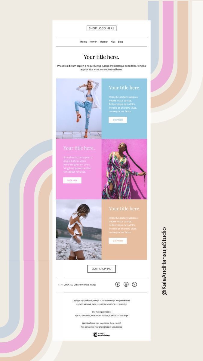 Colorful Canva Email Template Bundle for Modern Campaigns