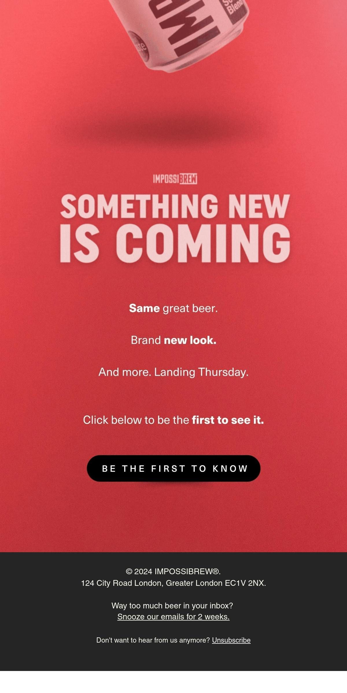 Impossibrew Email Inspiration