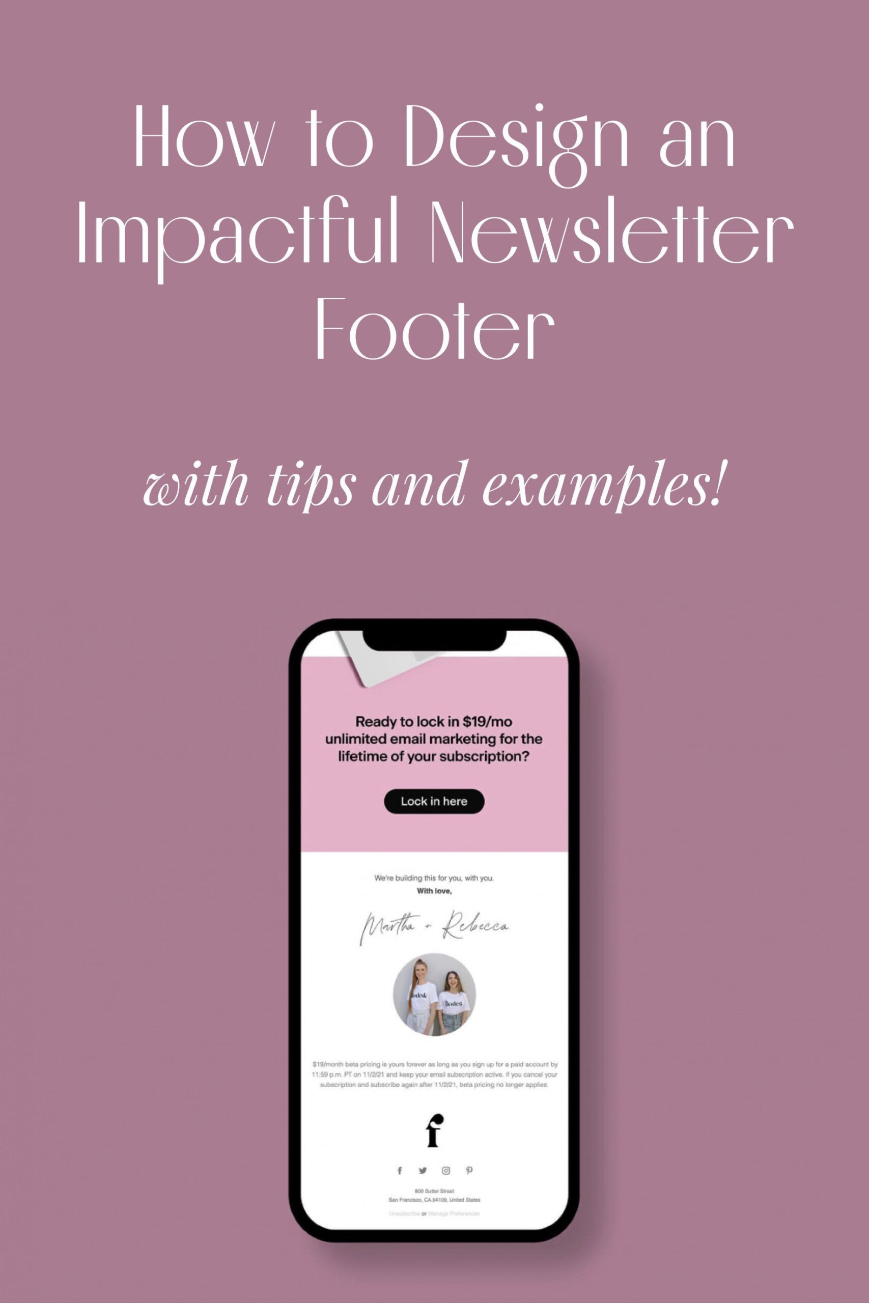 Email Design Essentials &ndash; Crafting an Impactful Newsletter Footer
