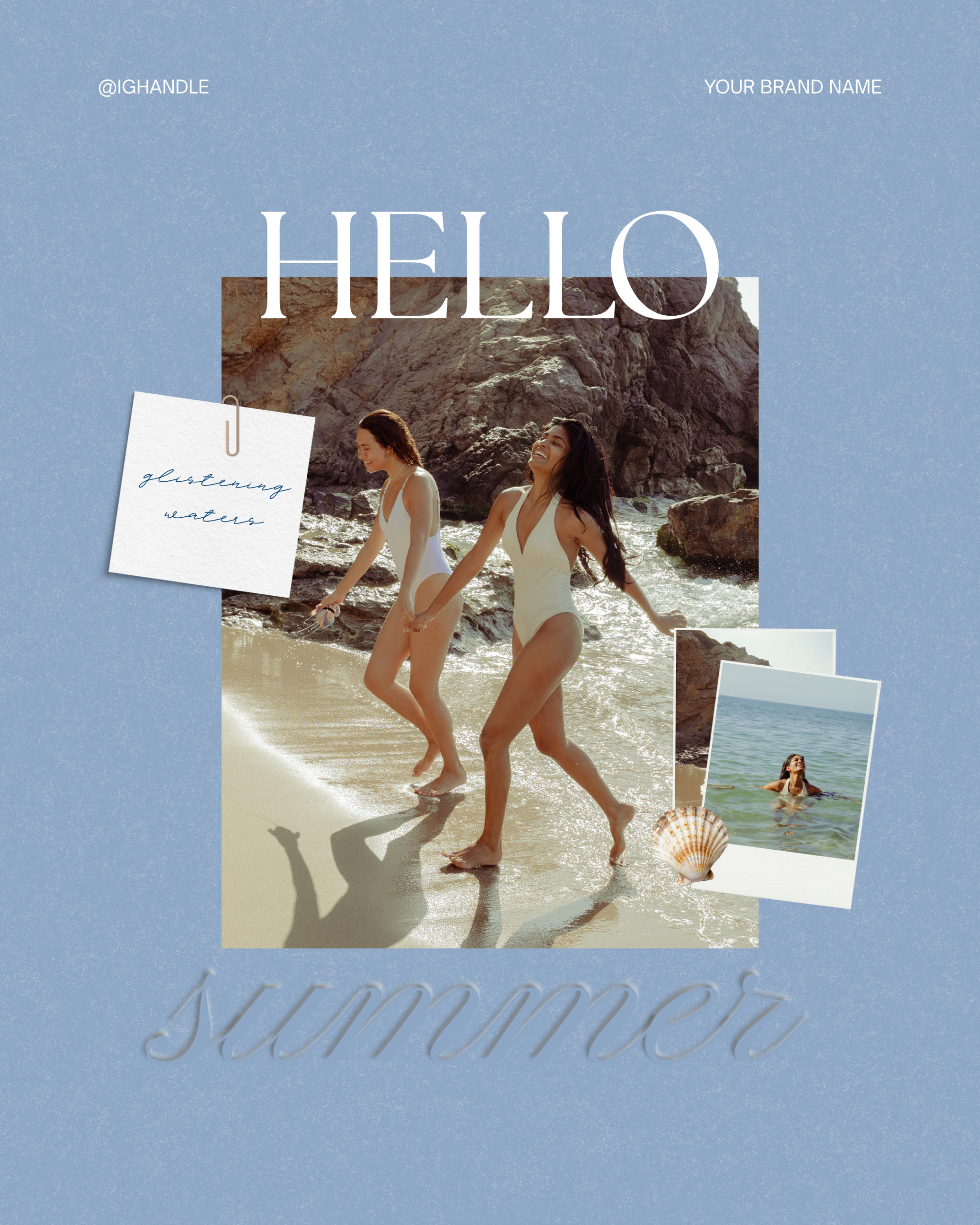 Hello Summer Canva Template for Lifestyle Brands