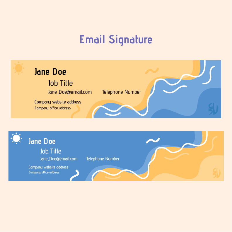 Vector Style Email Signatures