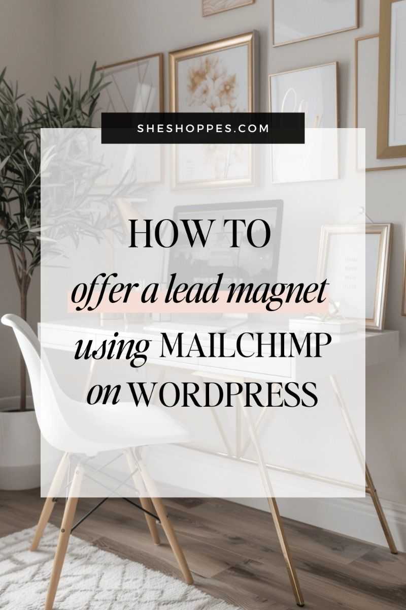 How to offer a lead magnet using MailChimp on WordPress