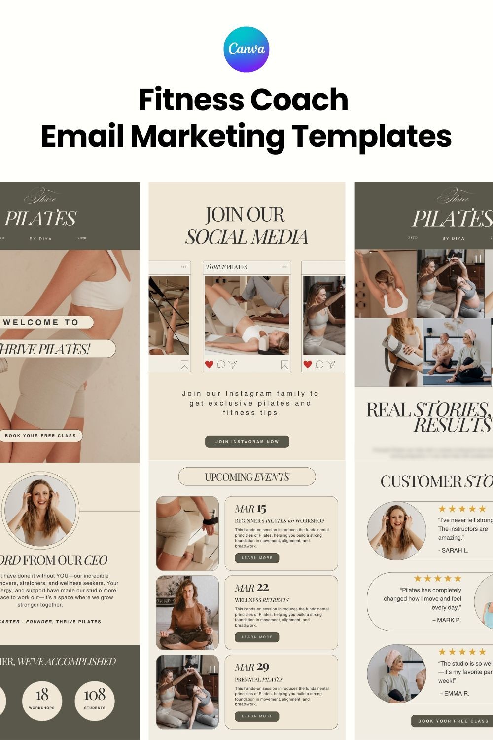 Creative Visual Balance Found in Modern Email Newsletter
