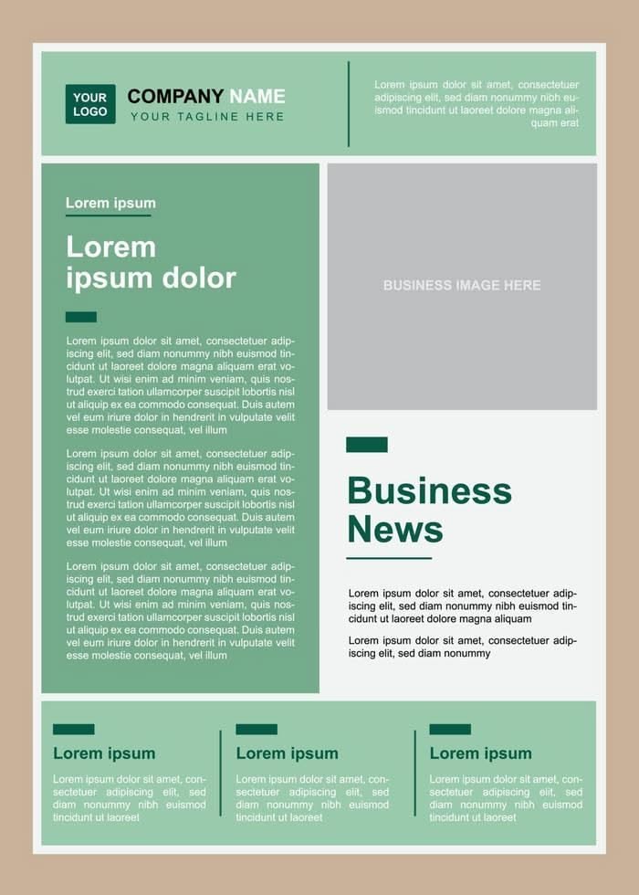 Download Newsletter Flyer Design For Your Business for free