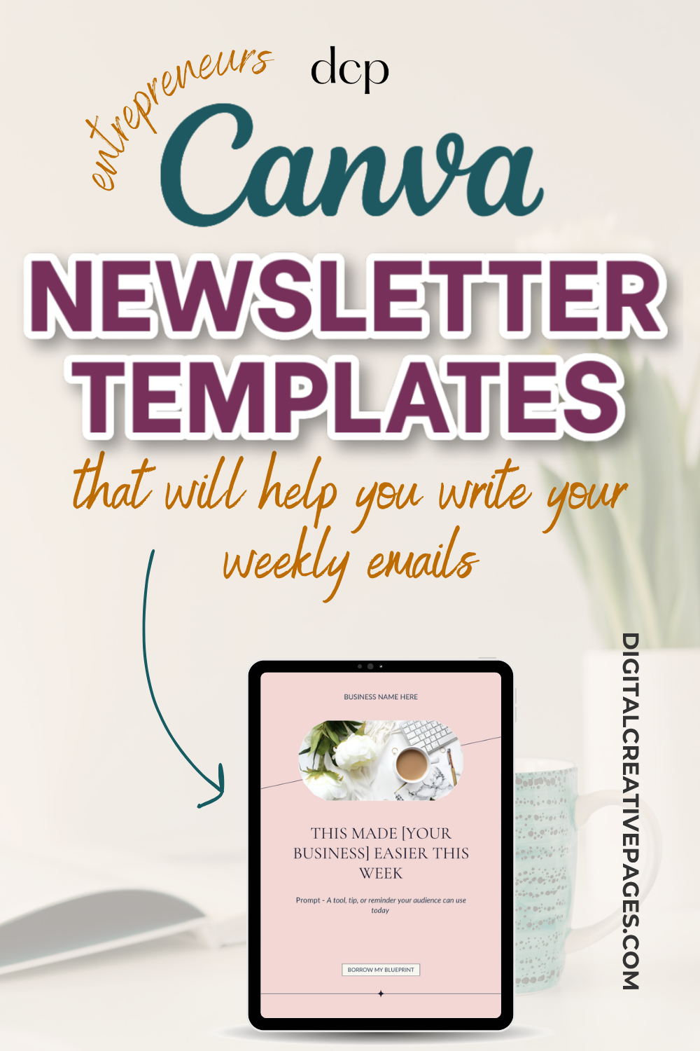 Canva Newsletter Templates for Entrepreneurs
