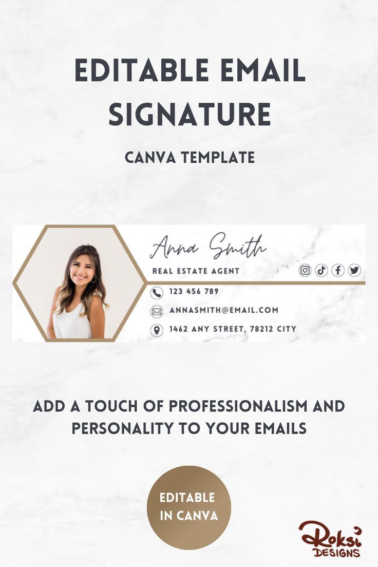 minimalist email signature design, elegant email design