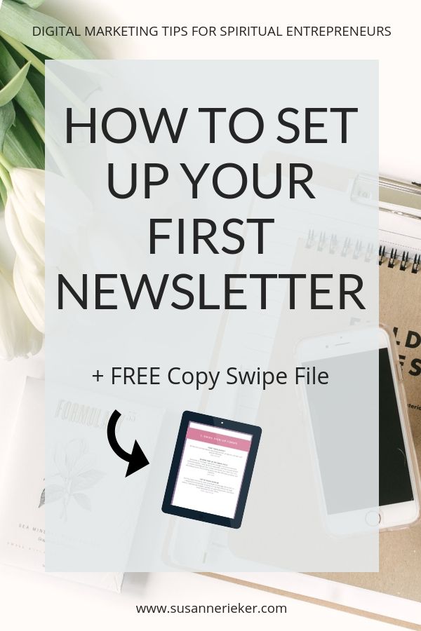 How to set up your first newsletter