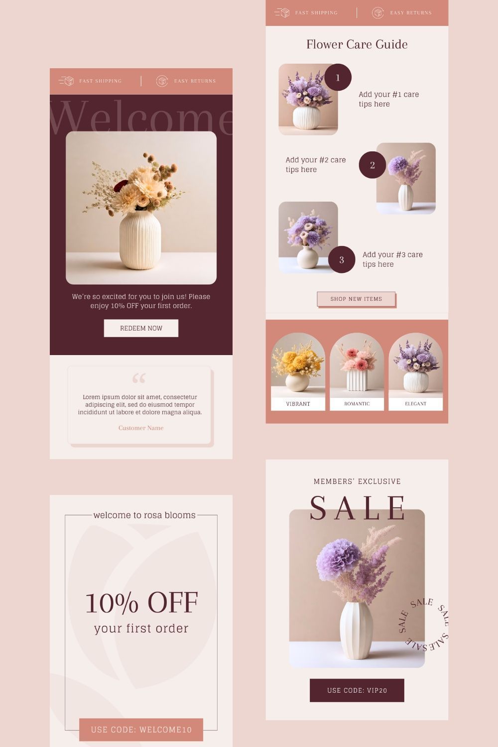 Smart marketing starts with free email templates business