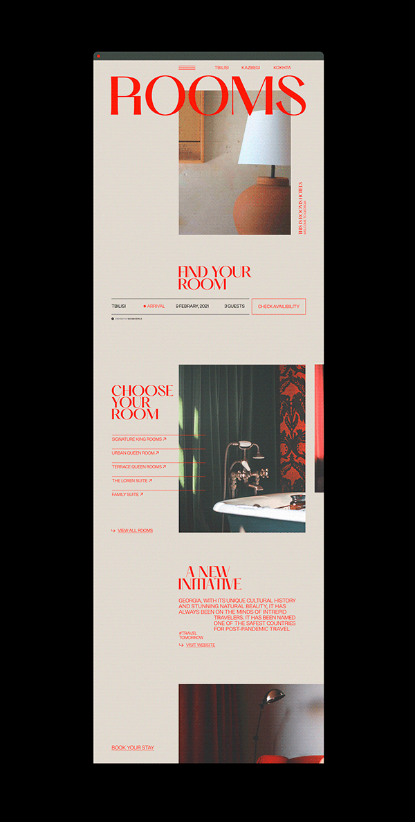 Hotels with rooms