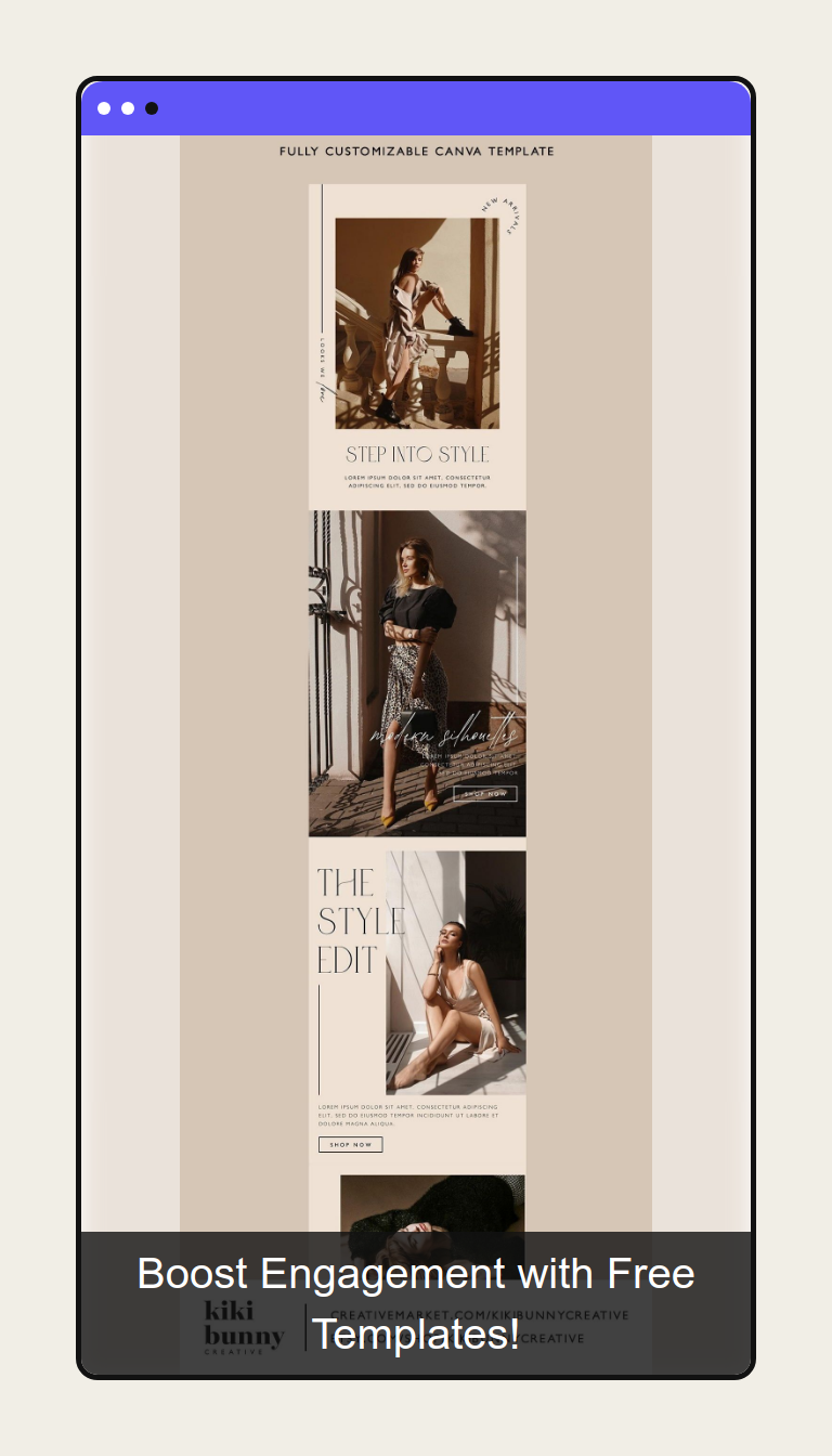 Minimalist Email Template ✨ Neutral Chic Design