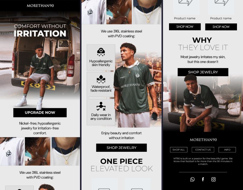 Bold Email Layouts for Fashion Brand Marketing